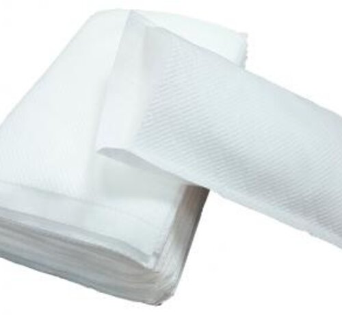 Washandjes, non-woven, gewafeld Doos met 20 pakjes van 50