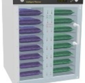 Verwarmkast voor vochtige washandjes, 16 vakken