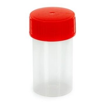 Urinebeker met schroefdeksel - Zak van 70