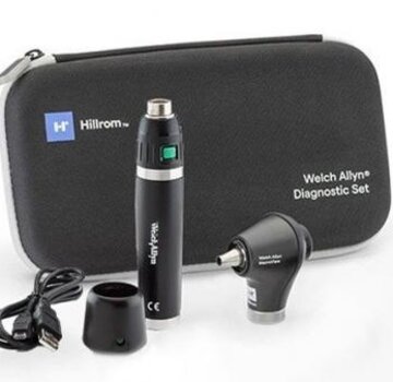 Otoscoop Welch Allyn Macroview Led, met handvat en steun