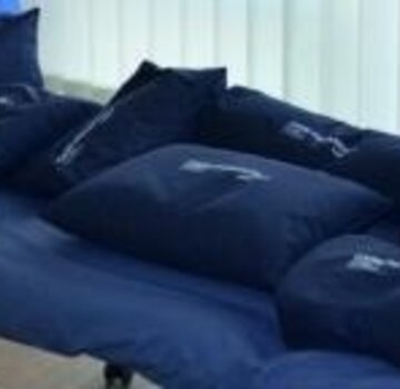 Kussenset voor fysiotherapie.