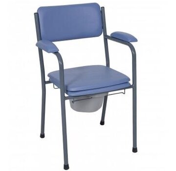 Vaste toiletstoel GR10 met armleuning