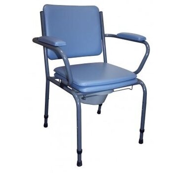 GR15 hygiënestoel, blauw/grijs