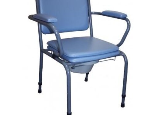 GR15 hygiënestoel, blauw/grijs