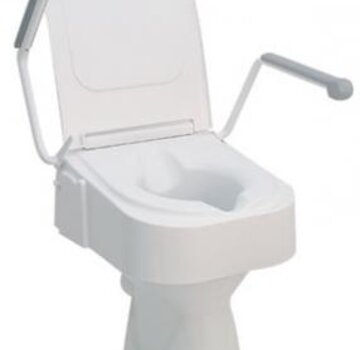 Toiletverhoger met armsteunen en deksel