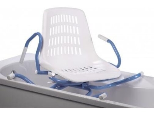 Spidra 600 draaibaar badstoeltje 360°, met opklapbare armleuningen.