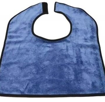 Korte slab, 37 x 46 cm, uit micro-spons bamboe, blauw