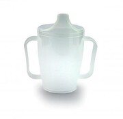 Beker met tuitdeksel en 2 handvatten, 250 cc