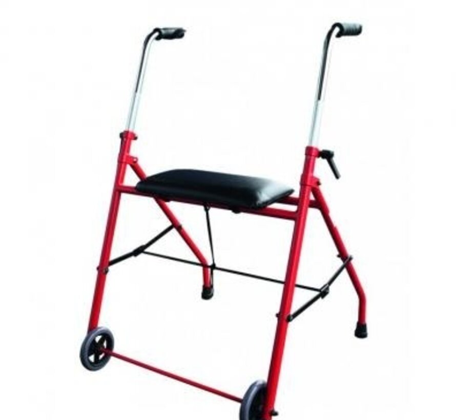 Rollator 2 wielen zware persoon