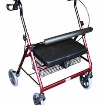 Inklapbare rollator 4 wielen Fortissimo