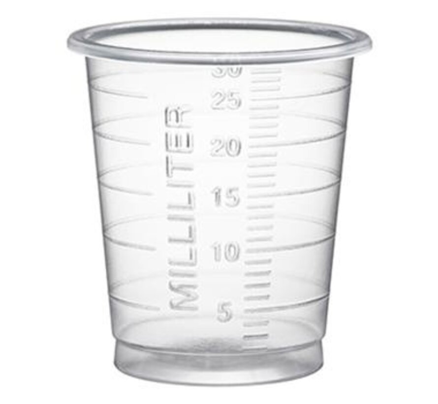 Bekers 25-30 cc - 100 zakken van 90 stuks