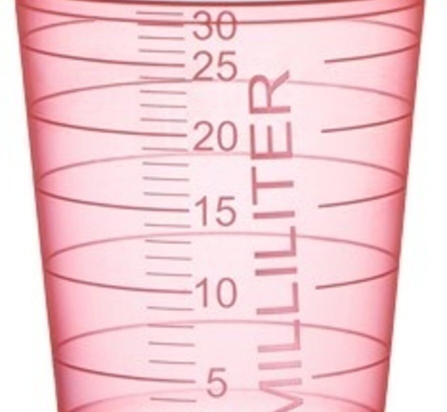 Medicijnbekers 25-30 cc - hoog model