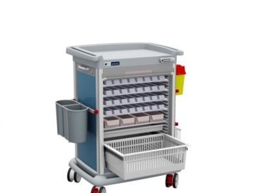 PRECISO medicatiekar met 9 modules