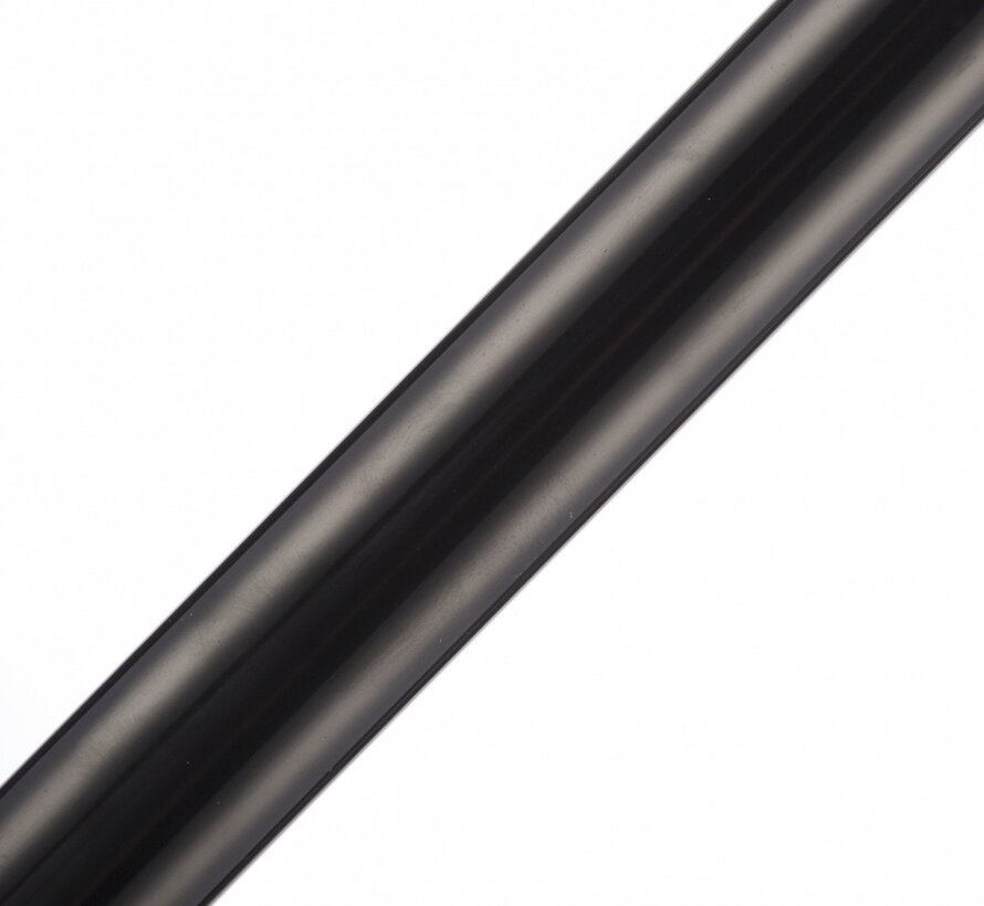 Wandelstok anatomisch - zwart