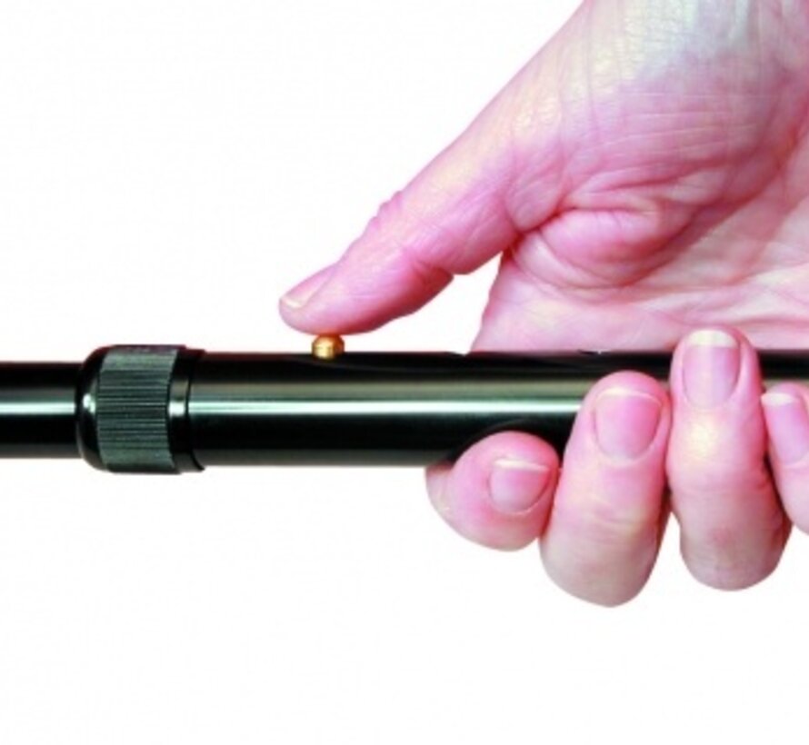 Wandelstok anatomisch - zwart