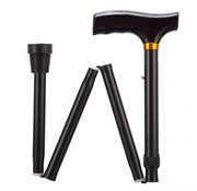 Opvouwbare wandelstok - zwart