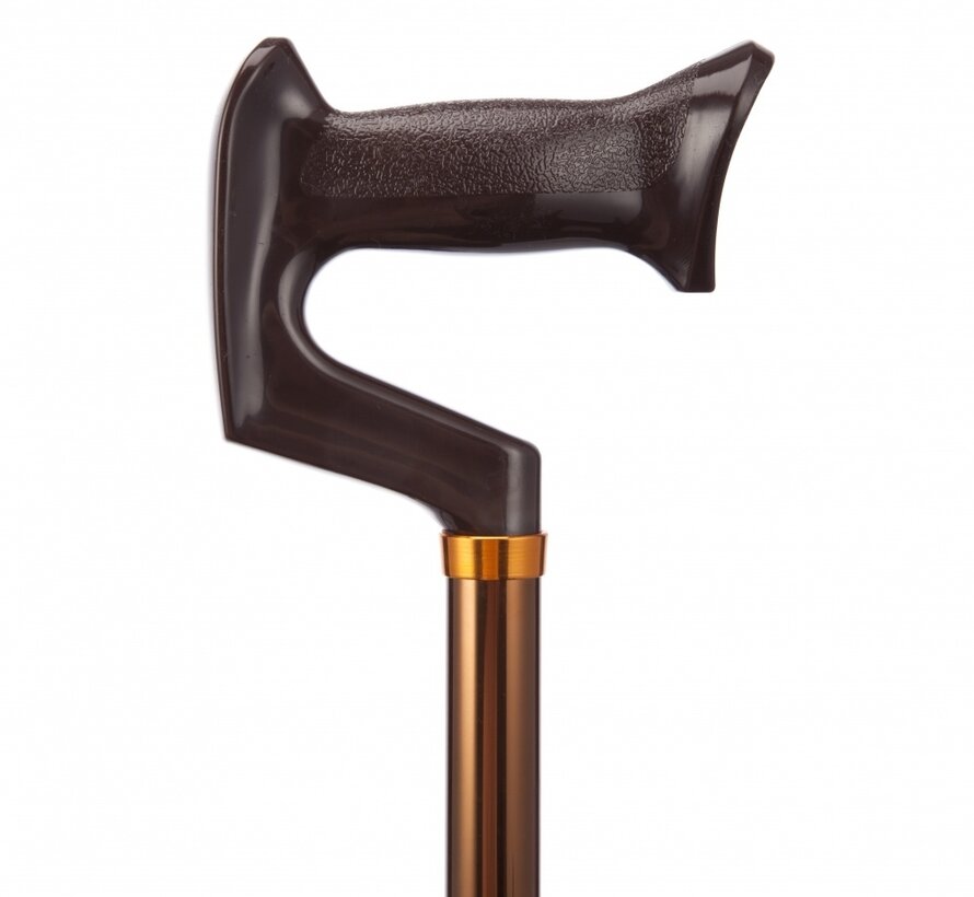 Wandelstok aluminium - brons