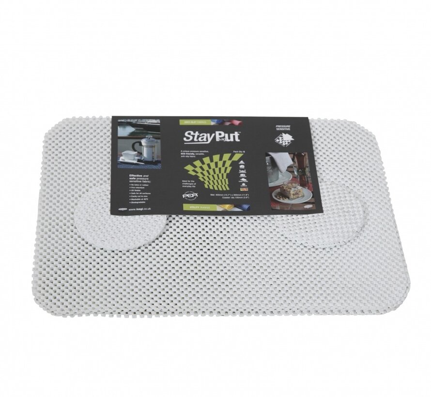 Anti-slip placemat en onderzetter