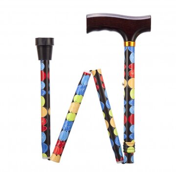 Opvouwbare wandelstok - bubble