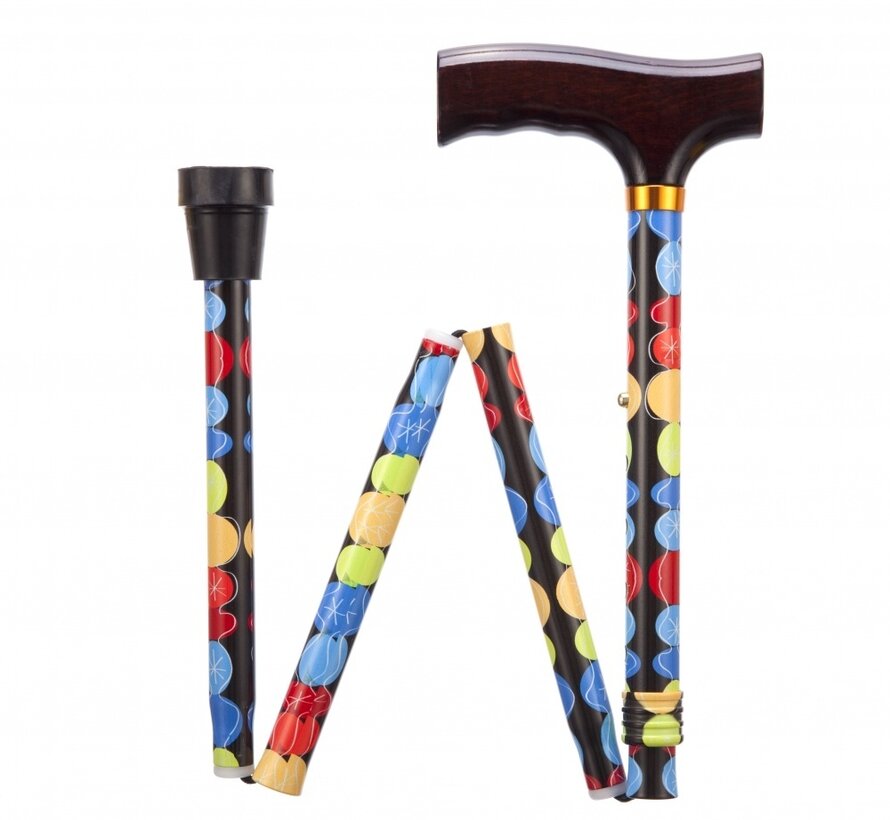 Opvouwbare wandelstok - bubble