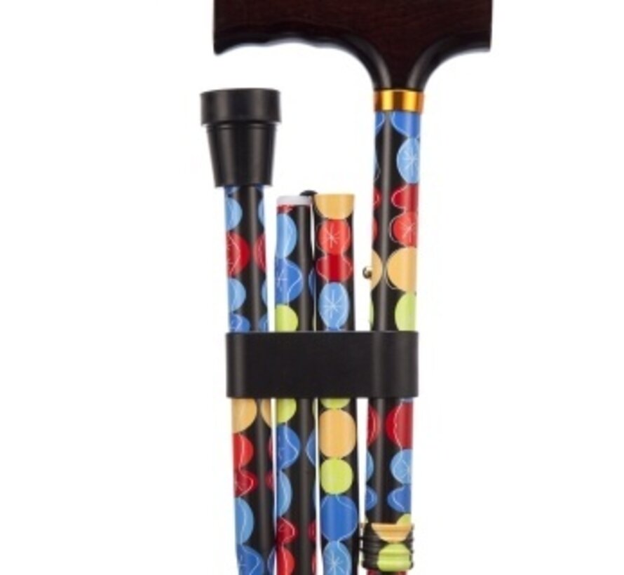 Opvouwbare wandelstok - bubble
