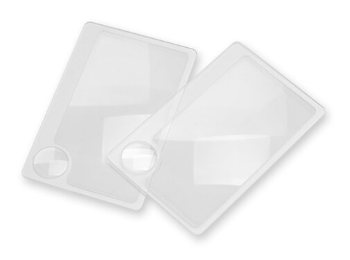 Vergrootglas visitekaartje