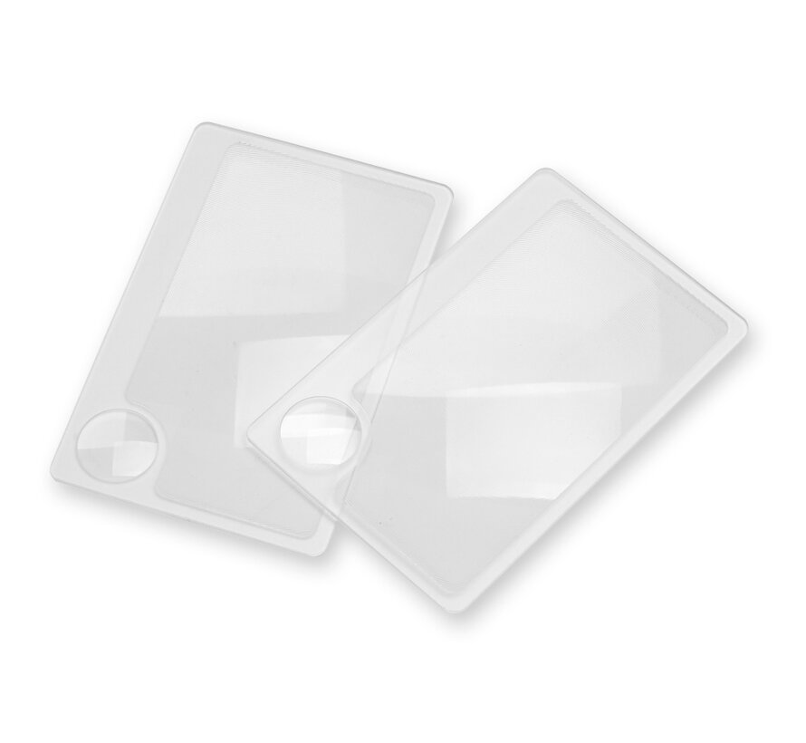 Vergrootglas visitekaartje