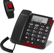 Telefoon met grote toetsen en draadloze SOS-zender