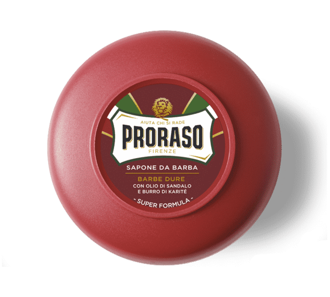 Proraso Red Nourishing Shaving Soap 150 ml - Barber Brands Europe