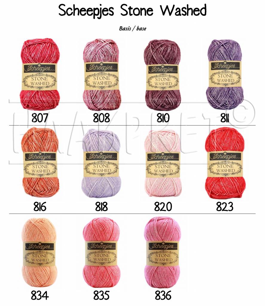 Stone Washed - 808 - Corundum Ruby - Haakpret