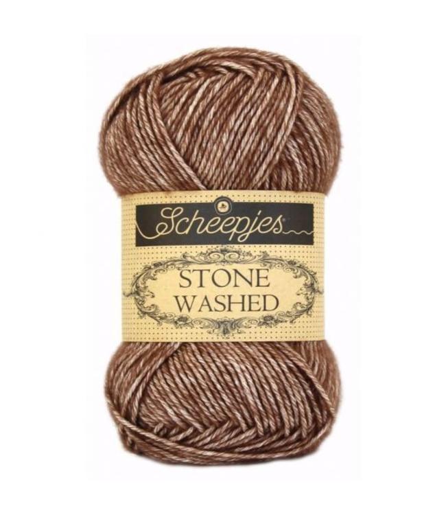 Verwonderlijk Stone Washed - 822 - Brown Agate - Haakpret IO-63