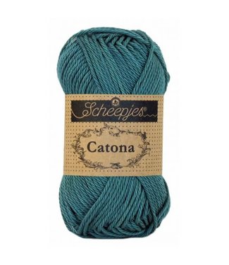 Scheepjes Catona 50g - 391 - Deep Ocean Green