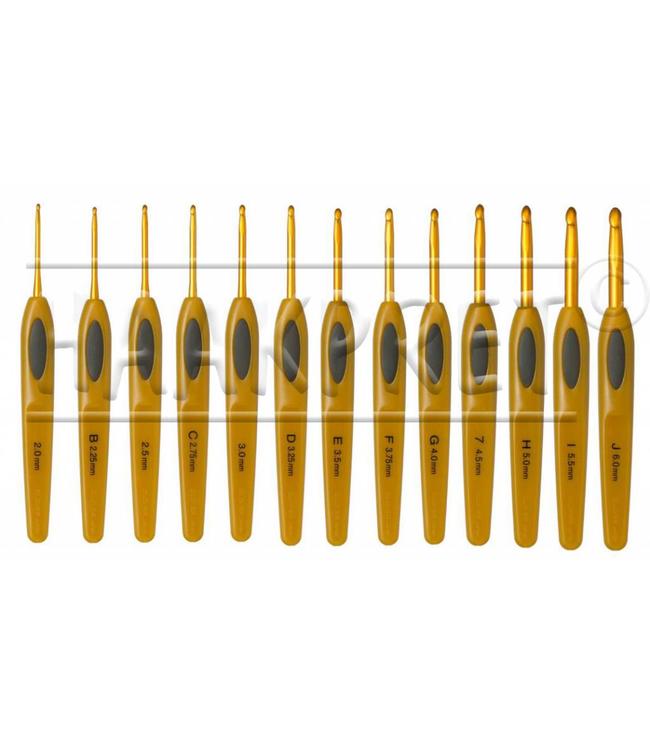 Clover Clover soft touch crochet hook - 6mm