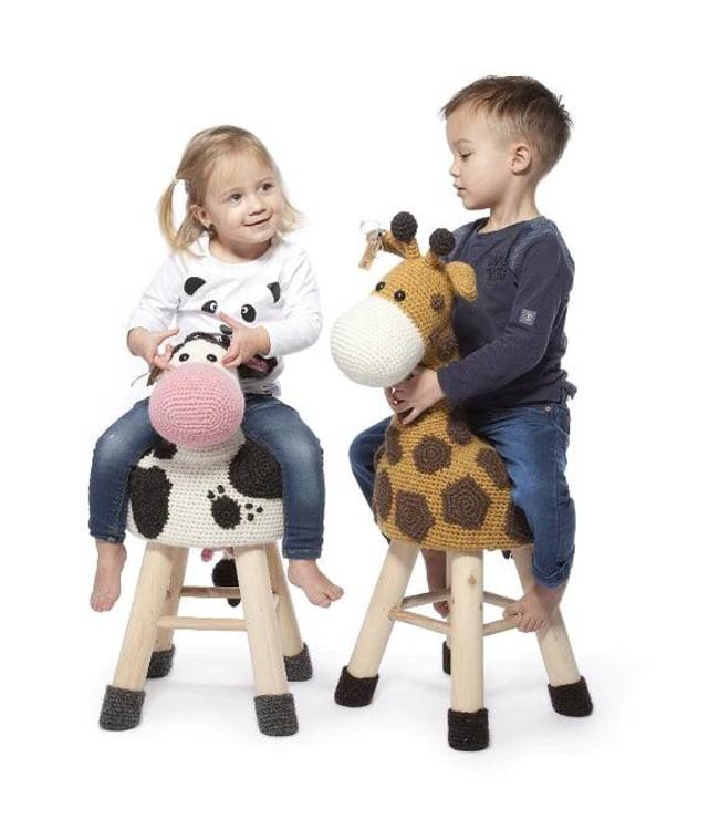 Haakpret Animal Stool crochet  part 1 - Anja Toonen