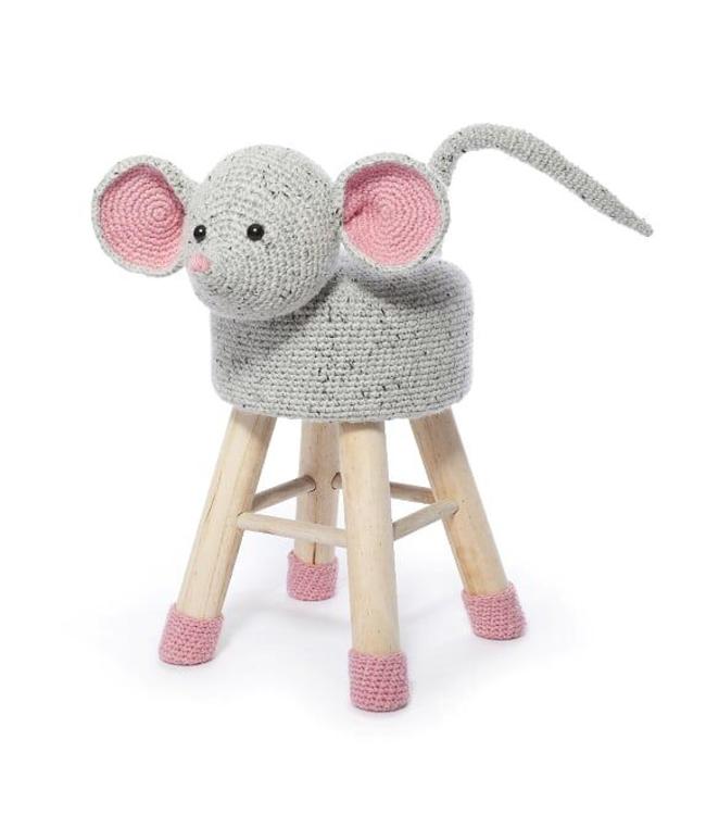 Haakpret Animal Stool crochet  part 1 - Anja Toonen