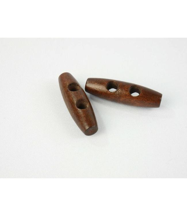 Set de 4 boutons en bois 4 cm