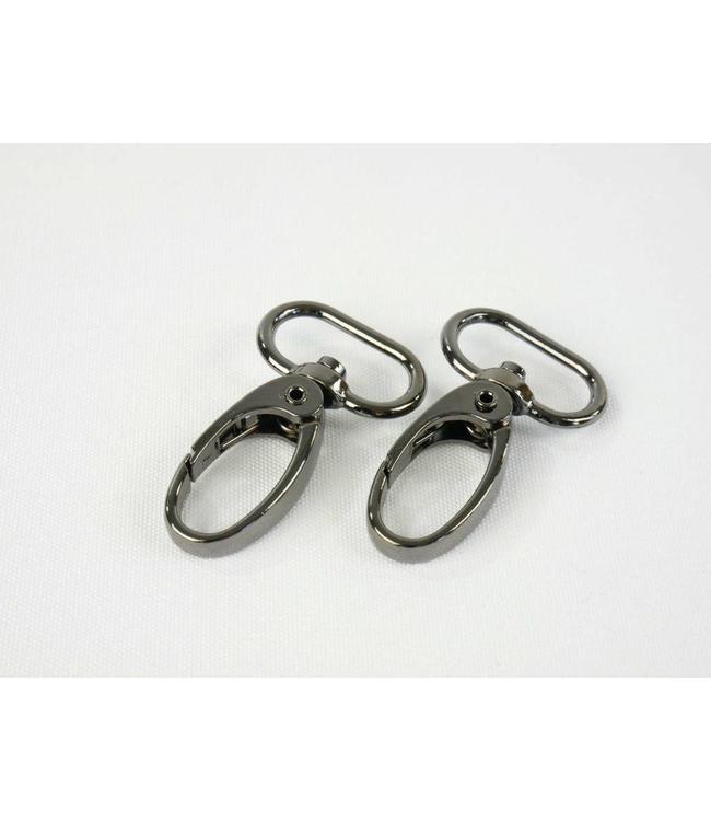 2 Musketon hooks 0,1 inch