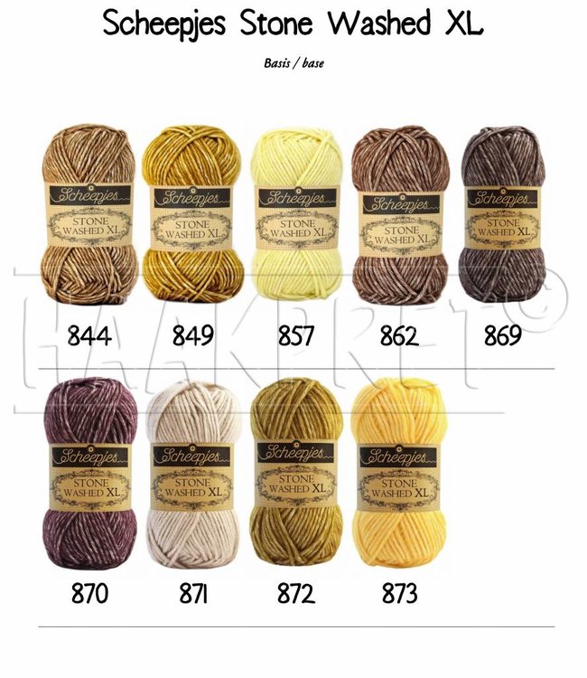 Scheepjes Stone Washed XL - 843 - Black Onyx