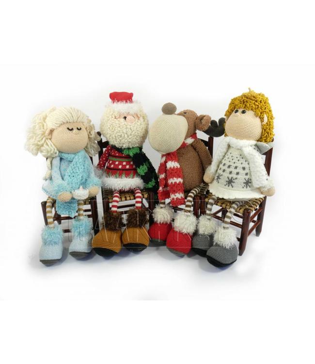 Haakpret Paquet de fil Père Noël - 60 cm