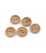 Haakpret 10 stuks houten knoop Haakpret - 2 cm