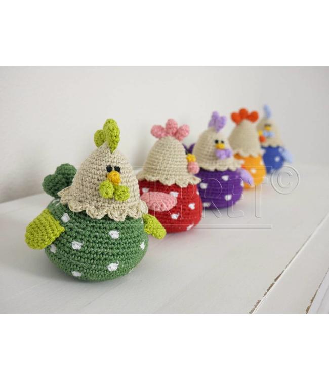 Haakpret Dot Doppies Eierwärmer