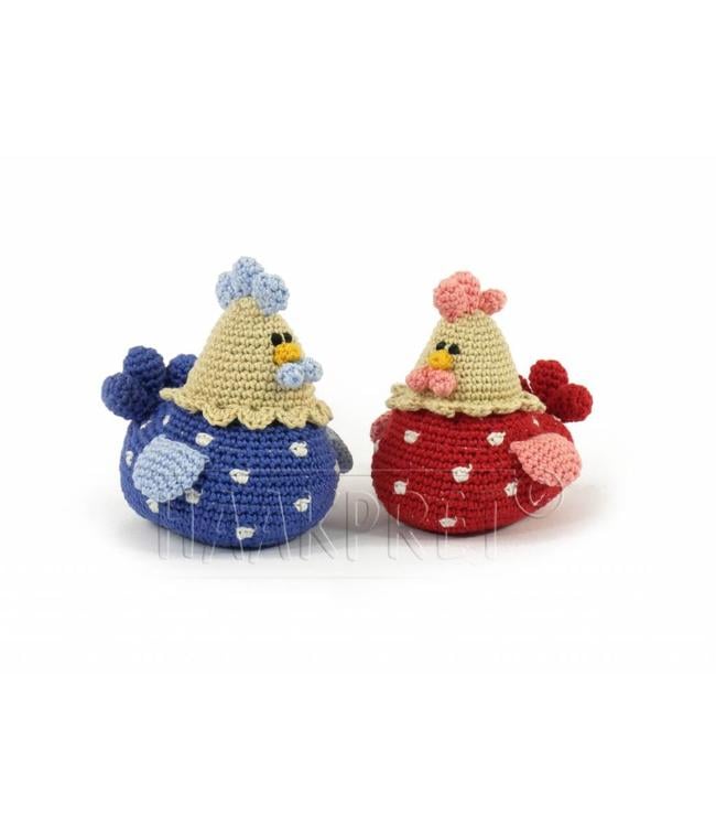 Haakpret Dot Doppies Eierwärmer