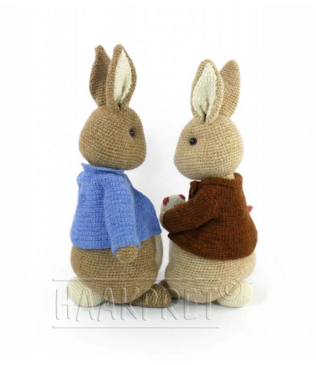 Haakpret Easter Bunny 52 cm - Stone Washed XL