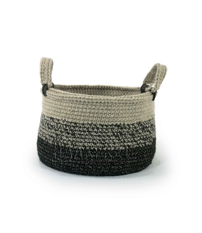 Go Handmade Handbag / basket base 25 cm - black