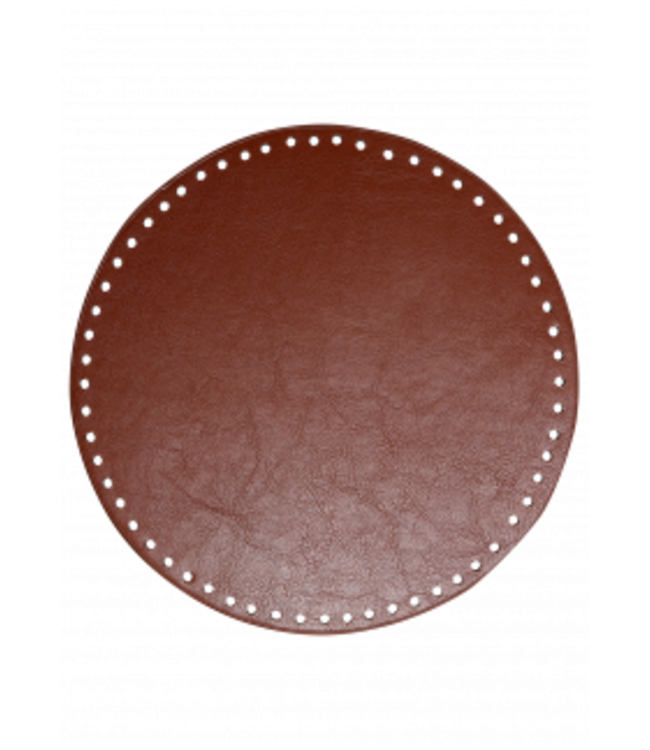 Go Handmade Mand / tassen bodem 25 cm - Bruin