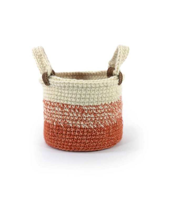 Go Handmade Mand / tassen bodem 25 cm - Raspberry