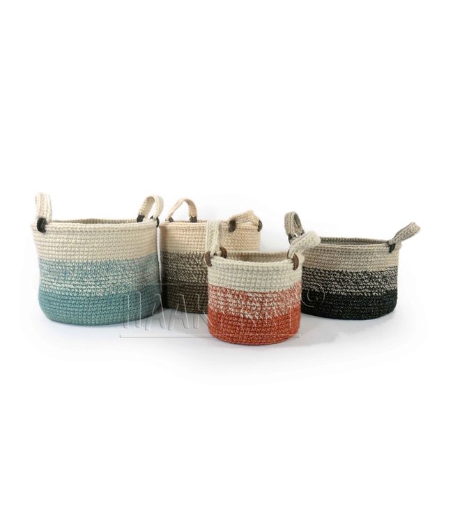Haakpret Pakket mand / overpot 25 x 17 cm - PU bodem