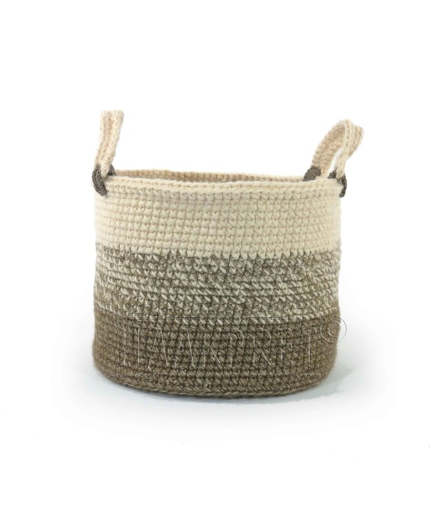 Haakpret Pakket mand / overpot 25 x 17 cm - PU bodem