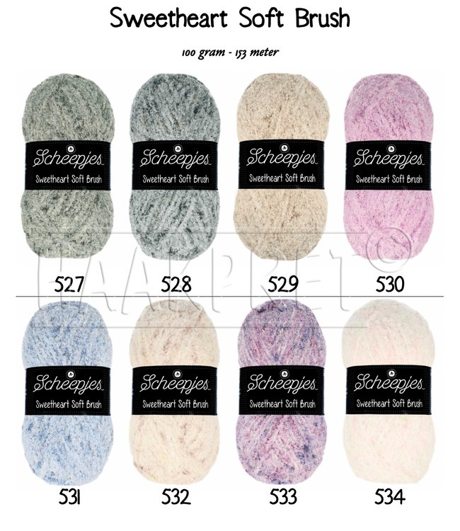 Scheepjes Sweetheart Soft BRUSH - 531