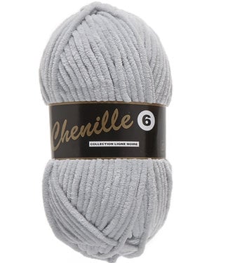 Lammy Yarns Chenille 6 - 038 - lichtgrijs